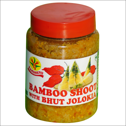 Bamboo Shoot With Bhut Jolokia Chilli Pickle