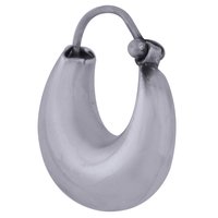 PLAIN 925 STERLING SOLID SILVER BALI EARRINGS