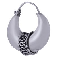 PLAIN WIRE WORK 925 STERLING SOLID SILVER EARRINGS