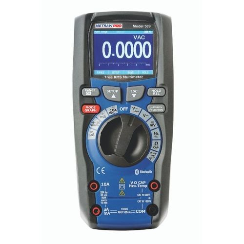 Metravi PRO 589 Digital Multimeter TRMS with Bluetooth Support