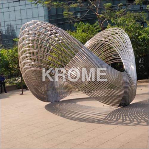 Stainless Steel Wire Sculpture for Park By KROME LASERS AND FAB LLP