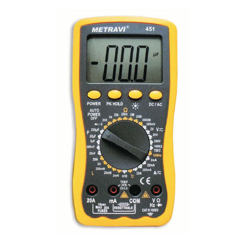 Metravi 451 Digital LCR Meter with Multimeter