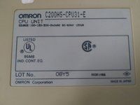 Omron Cpu Unit C200hs-cpu31-e