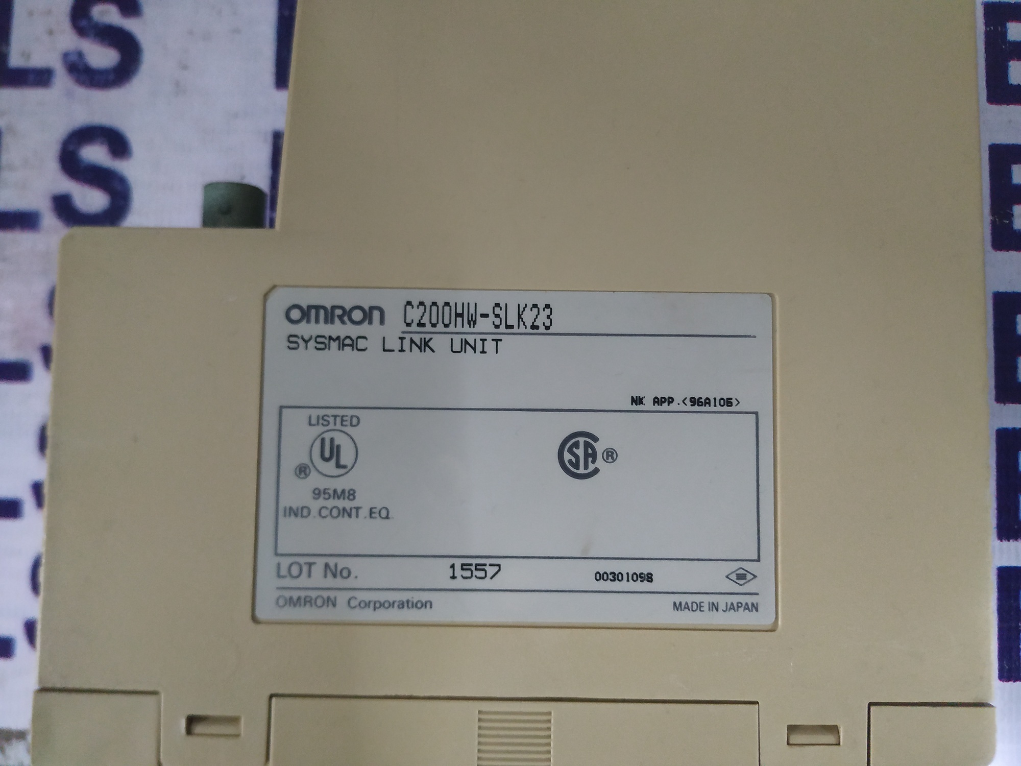 Omron Plc Module C200hw-slk23