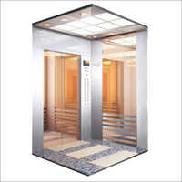 Stainless Steel and Glass Lift Cabin