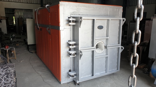 Horizontal Electrical Furnace For Kiln Rotator External Size: Customized