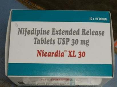Nifedipine Extended Release Tablets Usp 30mg
