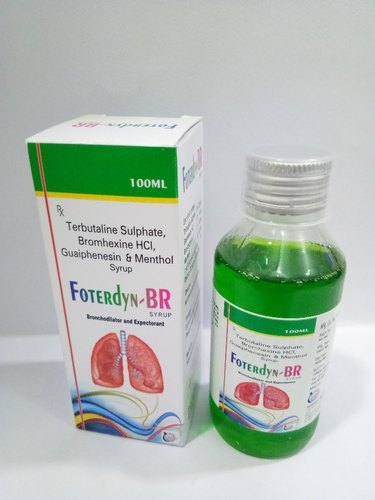 Terbutaline Sulphate + Bromhexince Hcl + Guaiphenesine + Menthol Syrup