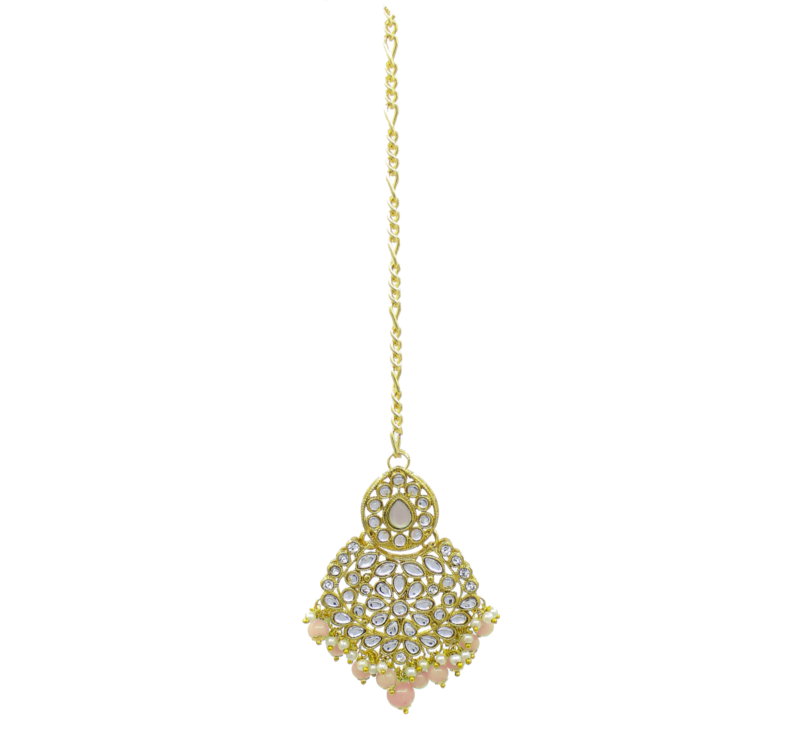 Traditional Design Kundan Stone Work Choker Necklace Set