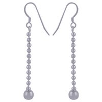 LONG PLAIN 925 STERLING SOLID SILVER EARRINGS