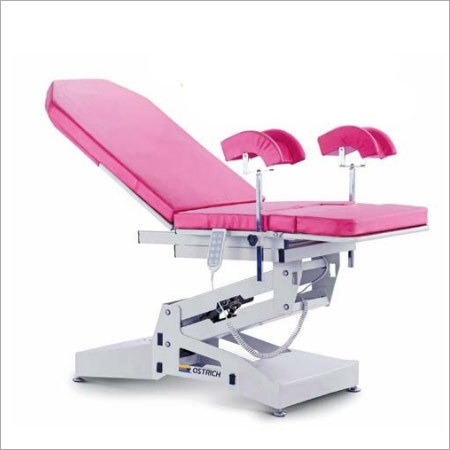 Grey & Pink Gynaecology Examination Bed