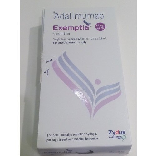 Exemptia 40mg/0.8ml Injection (Adalimumab (40mg/0.8ml) Specific Drug