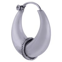 PLAIN 925 STERLING SOLID SILVER BALI EARRINGS