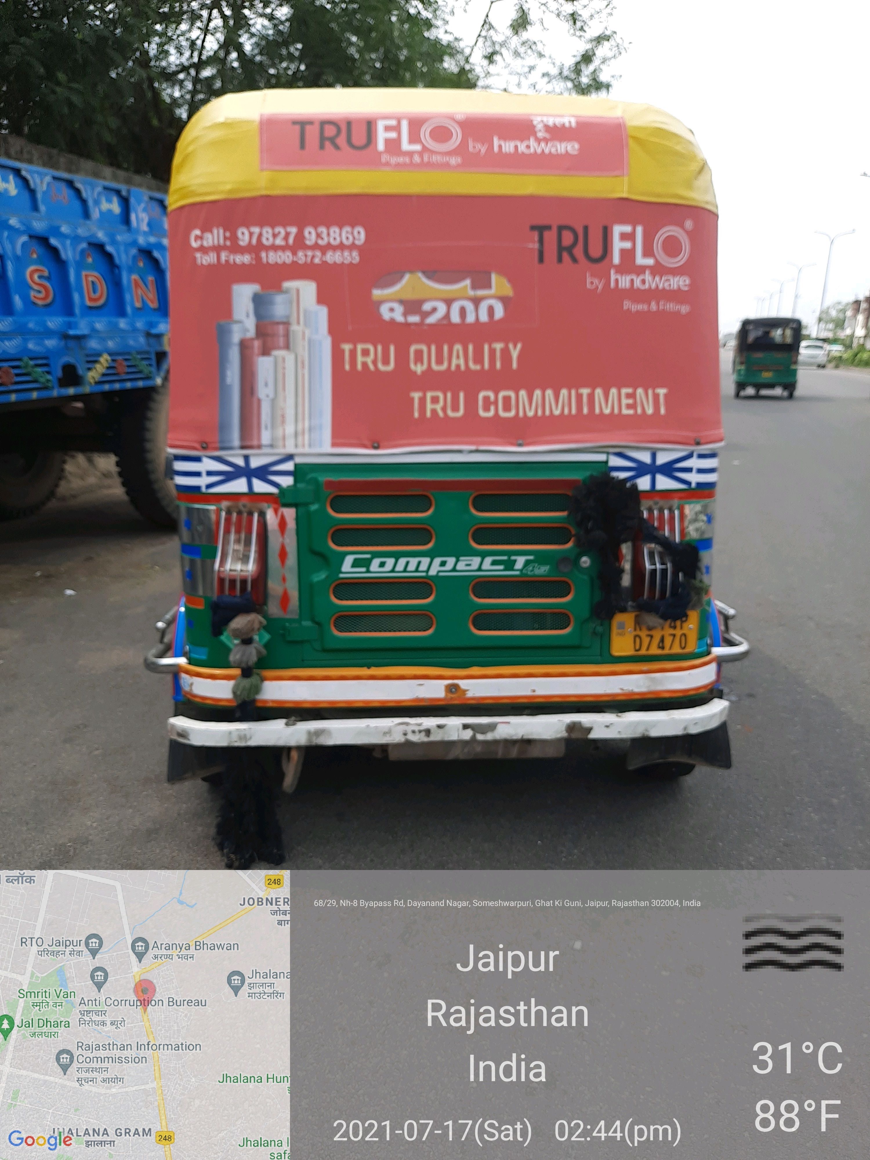 Auto Rickshaw Branding