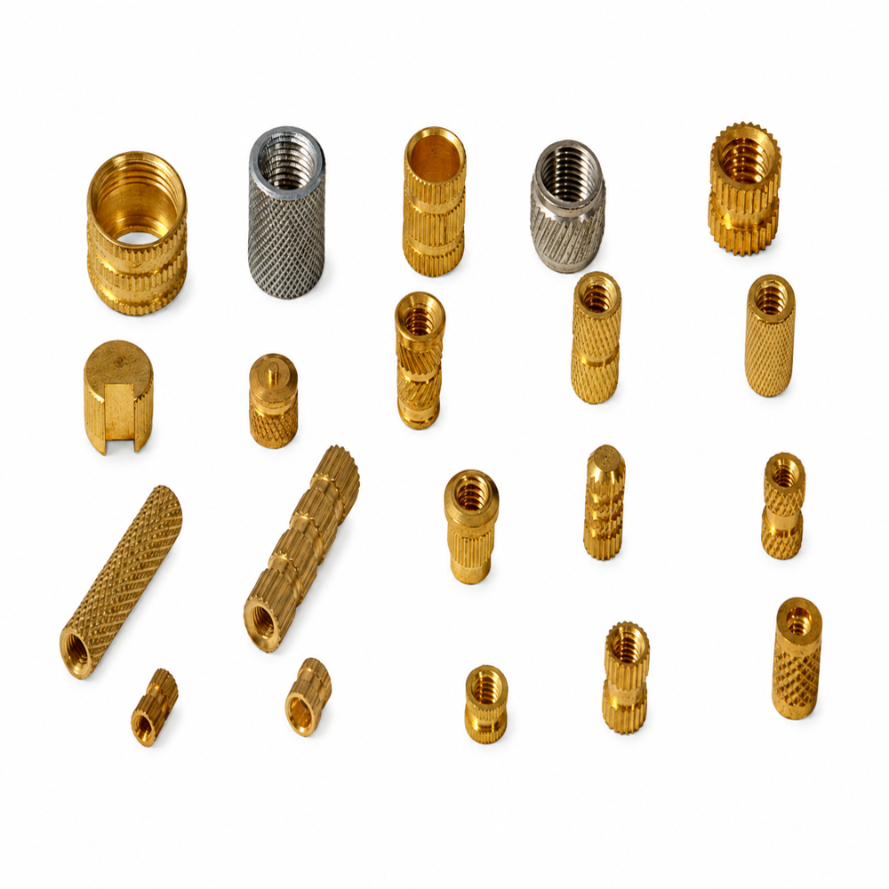 Brass Inserts - Application: Plastic Molding