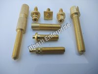 Brass Studs - Custom Sizes In Brass, Cnc Machined | Metric & British Threads Available, Surface Plating Options