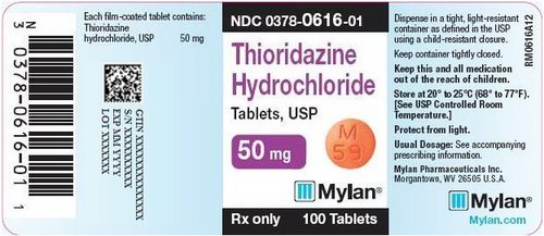 Thioridazine Hcl Tablets