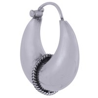 PLAIN 925 STERLING SOLID SILVER BALI EARRINGS