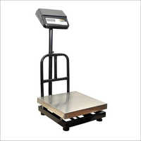 Electronic Platform Balance - Stainless Steel, 400mm X 400mm Pan Size, Black & Silver | Fully Automatic, High Accuracy, Digital Control Panel, Ip65 Rating
