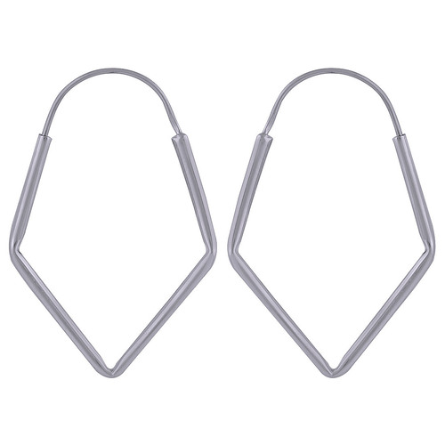 HOOPS PLAIN 925 STERLING SOLID SILVER EARRINGS