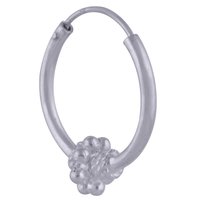 PLAIN 925 STERLING SOLID SILVER BALI EARRINGS