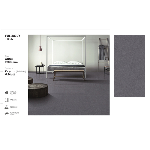 Black Full Body Vitrified Tile