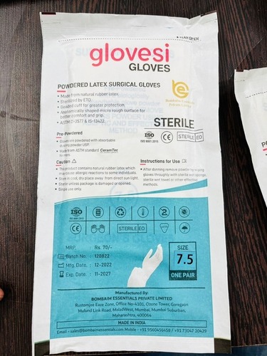 Surgical sterile gloves