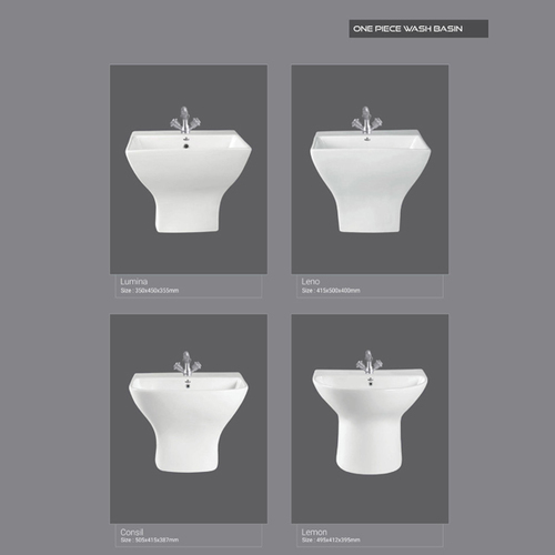 One Piece Wash Basin
