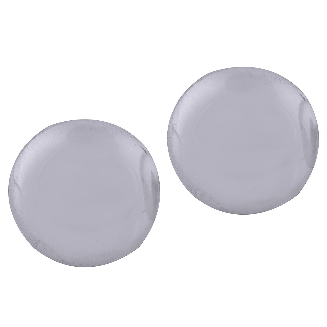 ROUND PLAIN 925 STERLING SOLID SILVER STUD EARRINGS