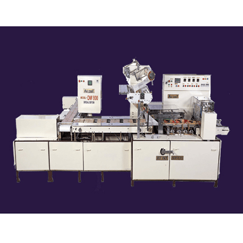 Biscuit Packet Over Wrapping Machine