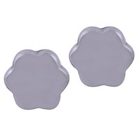 FLOWER PLAIN 925 STERLING SOLID SILVER STUD EARRINGS