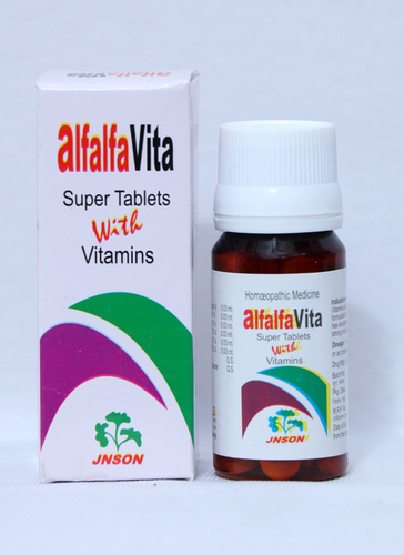 Alfalfa Vita Tablets Recommended For: 3 Years To 65 Years