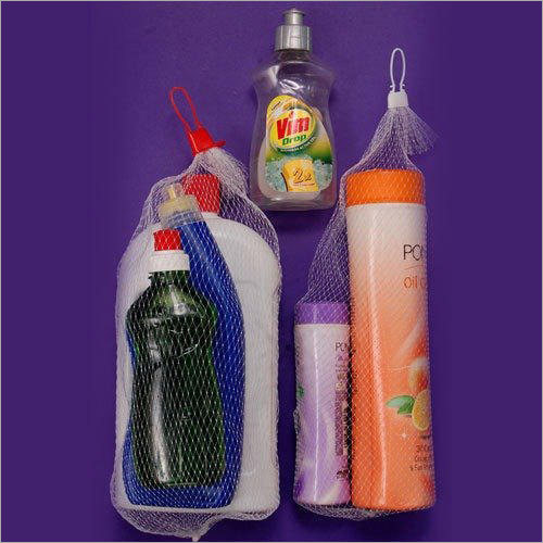 White Plastic Daily Essential Products Combo Packing Net
