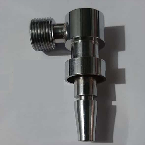 L Type Single Adaptor - Brass, Oxygen Flow Regulator Application | Recommended by Experts for Innovative Design and Reliable Performance