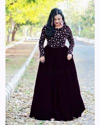 Embroidered Anarkali Gown Collection
