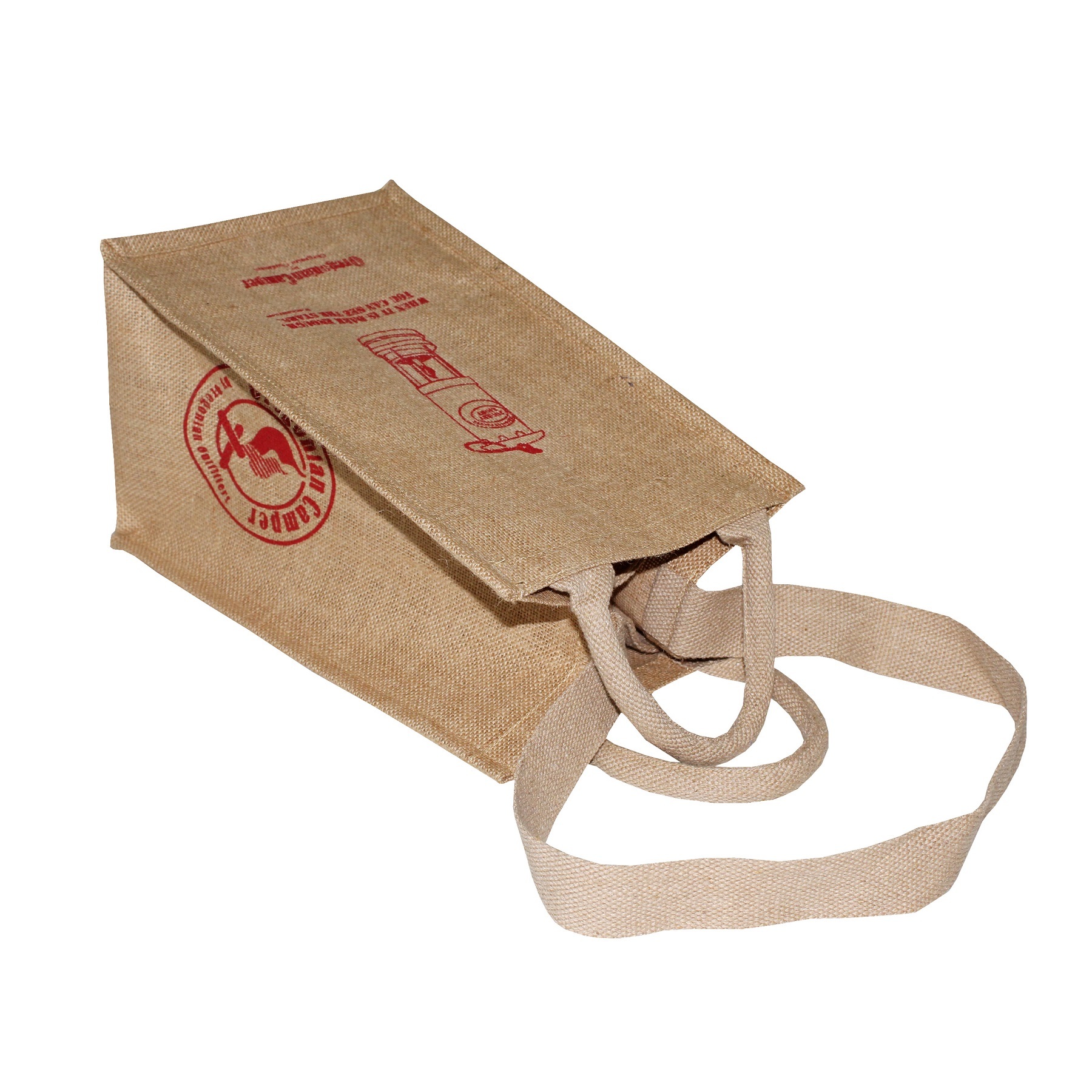 Jute Bag With Padded Rope Handle