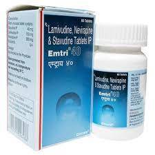 Emtri Tablet(Lamivudine (150mg) + Stavudine (40mg) + Nevirapine (200mg)