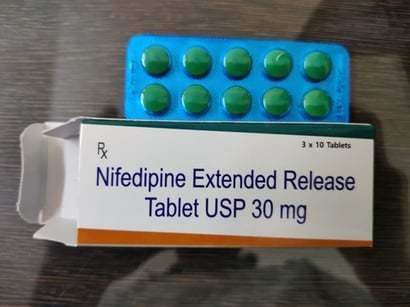 Nifedipine Extended Release Tablet Usp 30mg