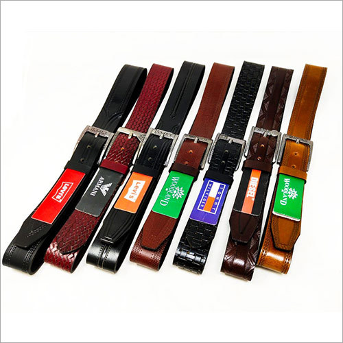 Mens P2C High Quality Leather Belt