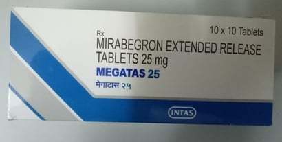 MIRABEGRON EXTENDED RELEASE TABLETS 25MG