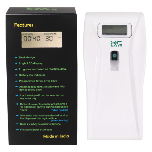 Automatic Aerosol Air Freshener Dispenser NanoBurst By KC GREEN REVOLUTION PVT. LTD.