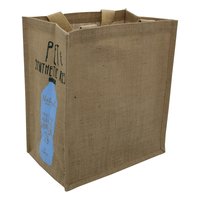 PP Laminated Jute Bag With Web Handle Set Of Three Bag Attached