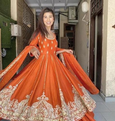 Designer  Embroidered Anarkali Gown Collection