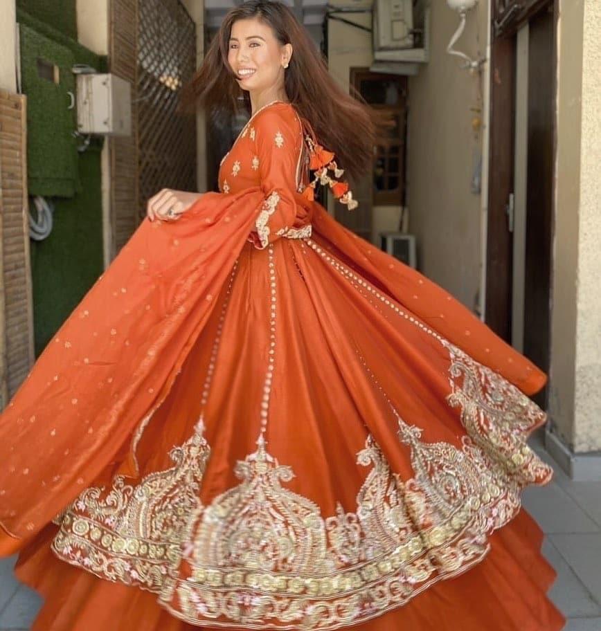 Designer  Embroidered Anarkali Gown Collection