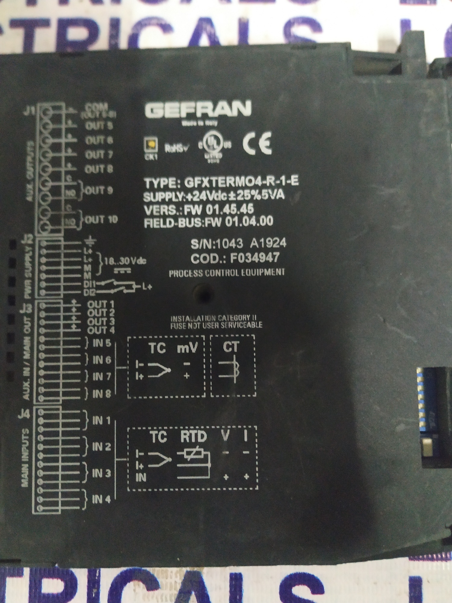 Gefran Power Controller Gfxterm04-r-1-e