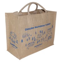 Jute Promotional Bags With Padded Rope Handle & Long Handle