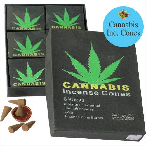 Cannabis Incense Cone 6 Pack
