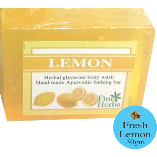 50gm Fresh Lemon Glycerin Bath Soap