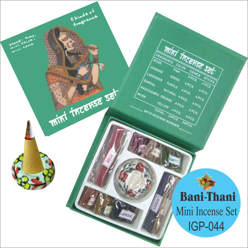 IGP-044 Bani Thani Mini Incense Stick With Burner Set