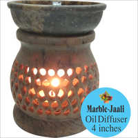 Marble Jaali 4 Inches Marble Oil Diffuser Burner